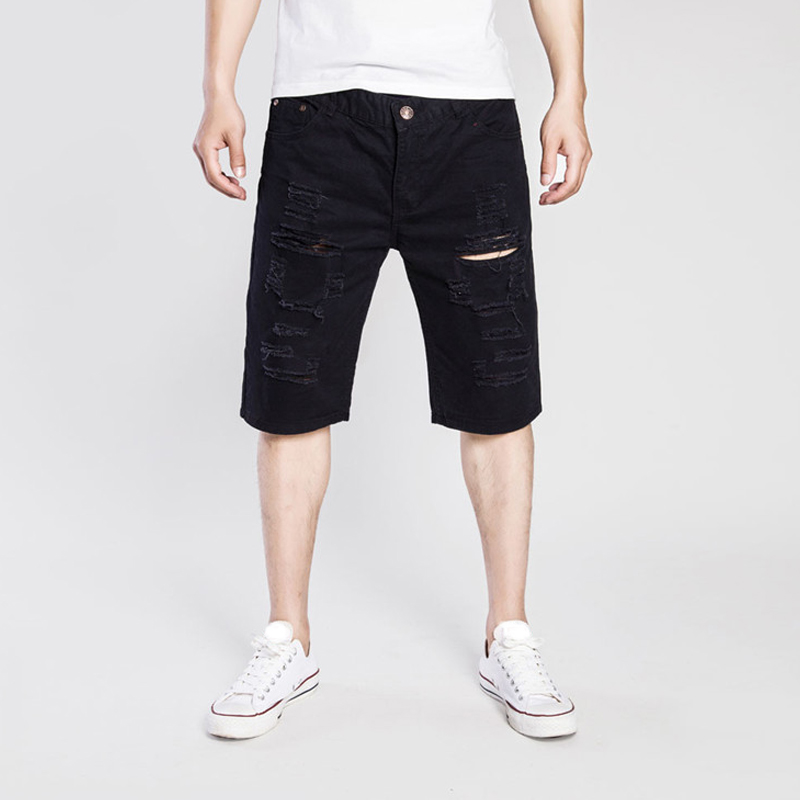 Mens Designer Retro Mens Jeans Short Length With Star Patch And Ripped  Detailing Big Size Summer Short Pants Trousers 28 42 From Xichat, $32.48 |  DHgate.Com
