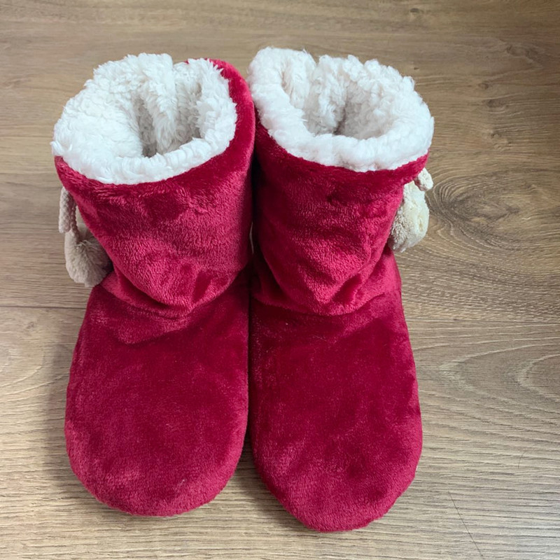 Women Slippers Casual Plush For Warmth Ankle Boots Indoor Home