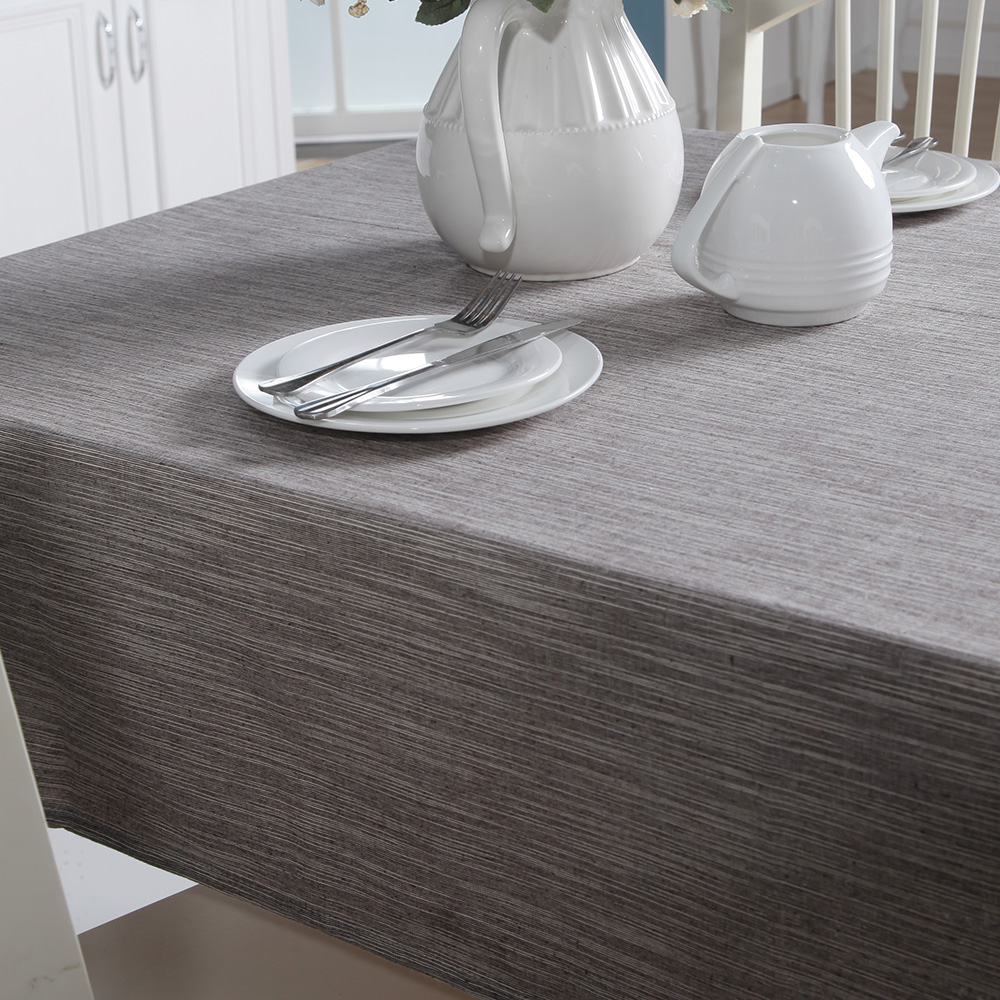 Table Cloth Cotton Linen Table Cover for Kitchen Dinning Wrinkle Free Tablecloth