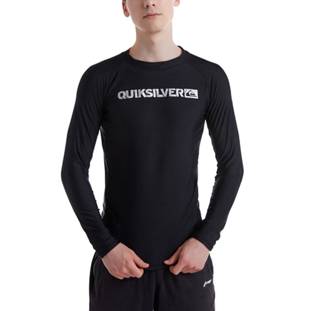 Mens Beach Water Sports Rash Guard Wetsuits Long Sleeve Top Summer Swimwear W526 