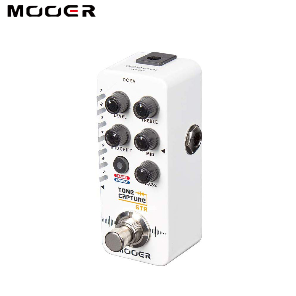 Mooer Tone Capture GTR Guitar Modelling Pedal True Bypass Buffer