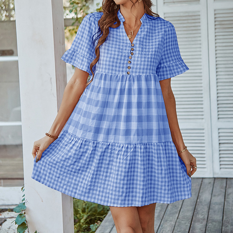 Printed Smock Dress Ladies 