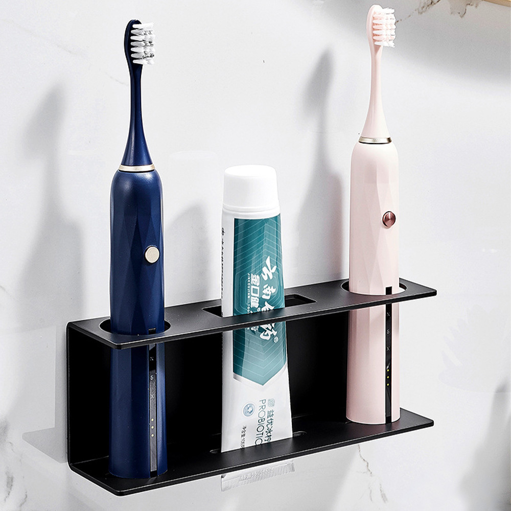 Wall Suction Cup Toothbrush Rack Toothpaste Holder Storage Organizer 4 Colors US 