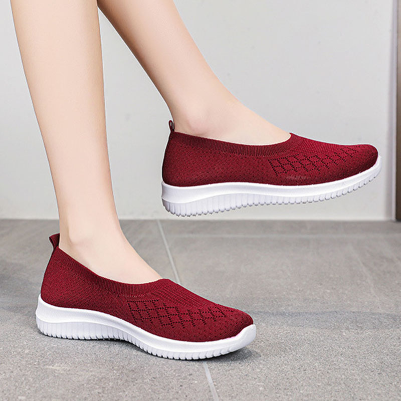 Women's Fashion Sneaker Walking Travel Shoes Slip On Casual Lightweight  Comfort Shoes Sock Shoes Women : : Clothing, Shoes & Accessories