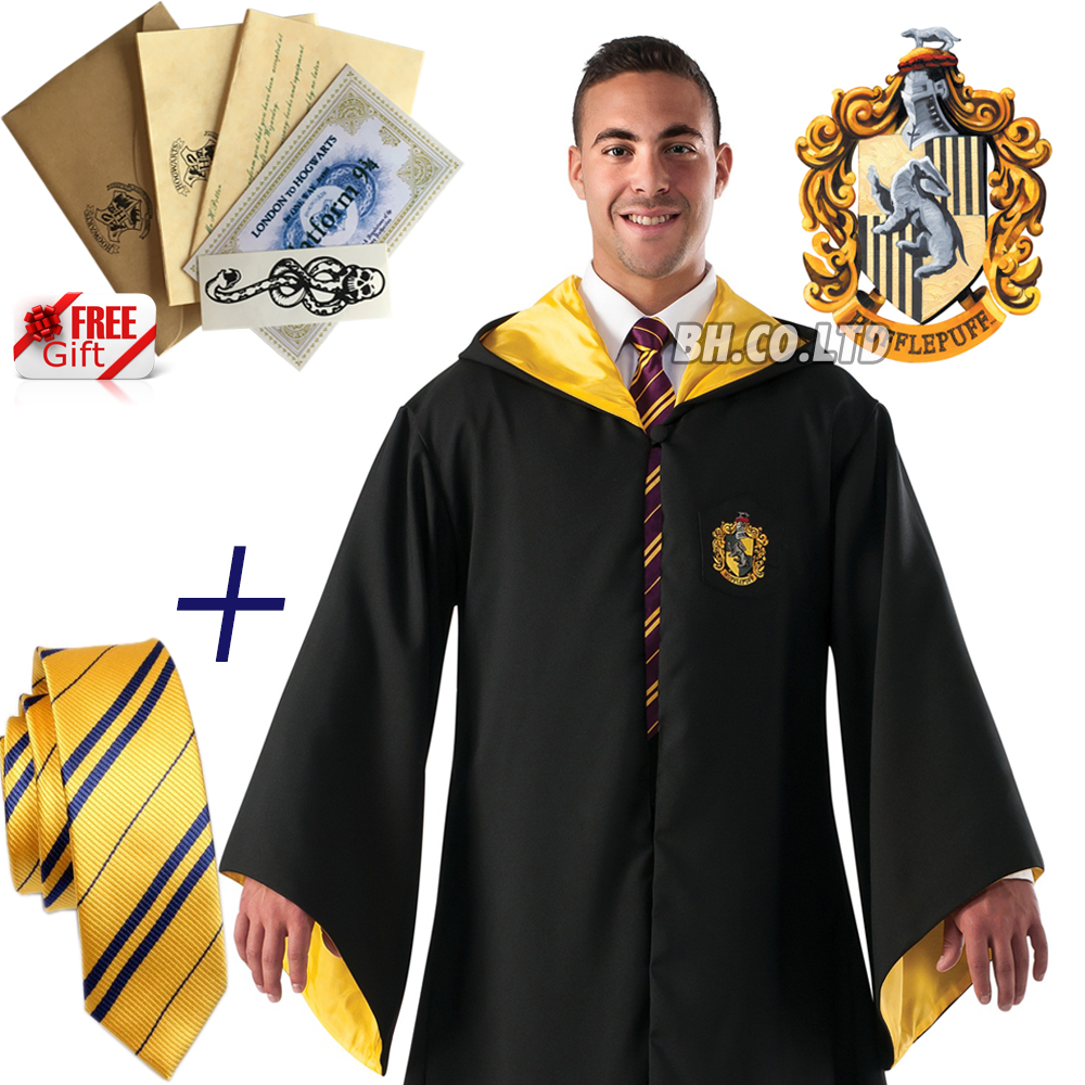 Harry Potter Hogwarts Adult Child Robe Cloak Halloween COS Costumes Party Xmas. 