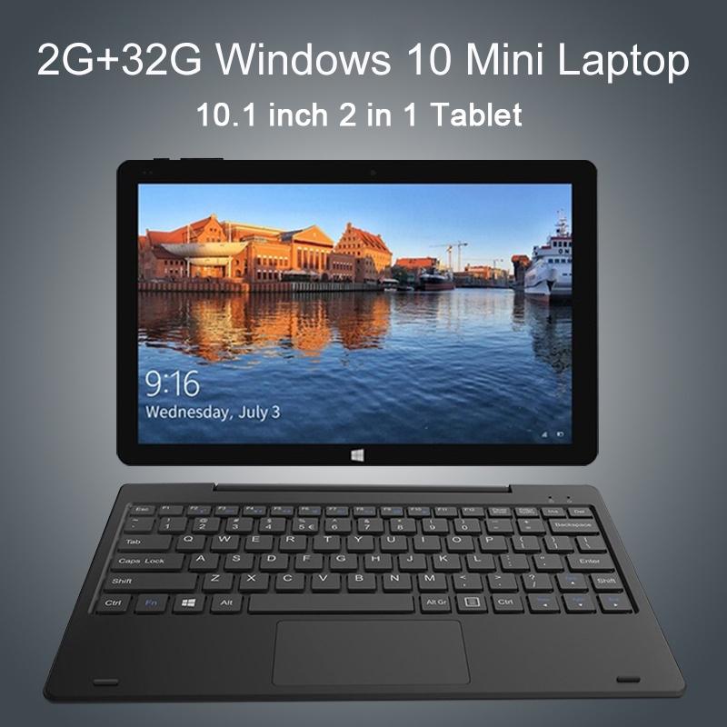 10.1" Touch Screen Tablet PC Windows 10 2GB+32GB Mini Laptop Removable