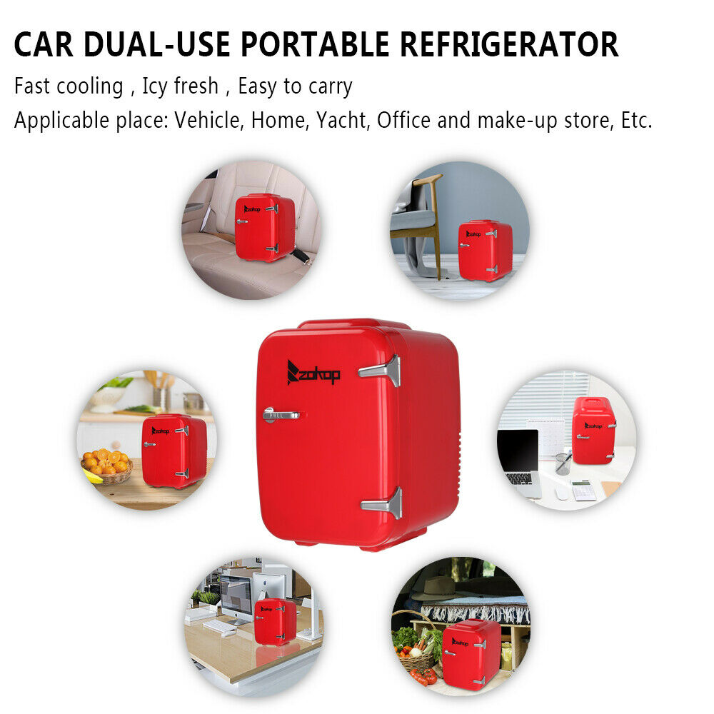 Portable Personal Mini Fridge Refrigerator Compact Cooler Warmer Home