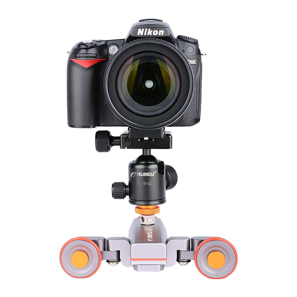 Details about YELANGU L4 Auto Motorized DSLR Dolly Rolling Rail Slider  GoPro Camera iPhone