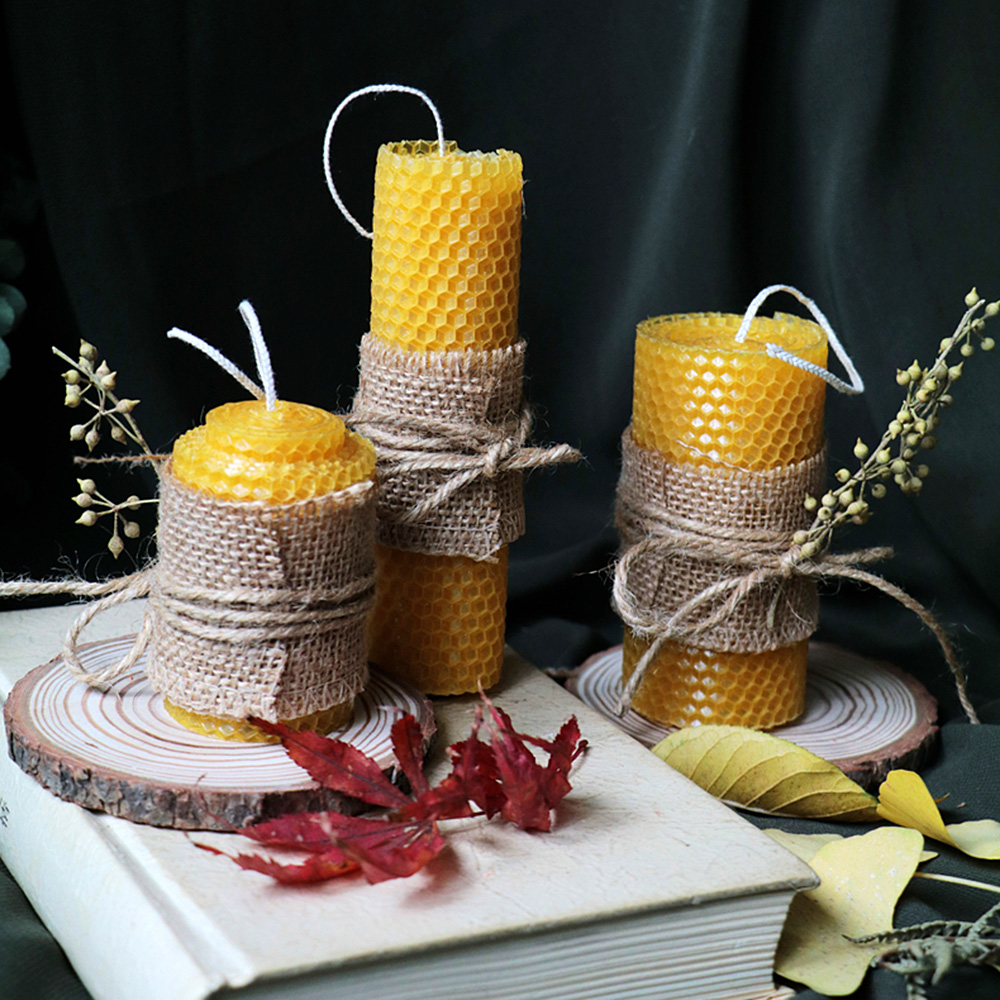 Beeswax Candle Mold Silicone Rolling Wax Sheet Wick Arts