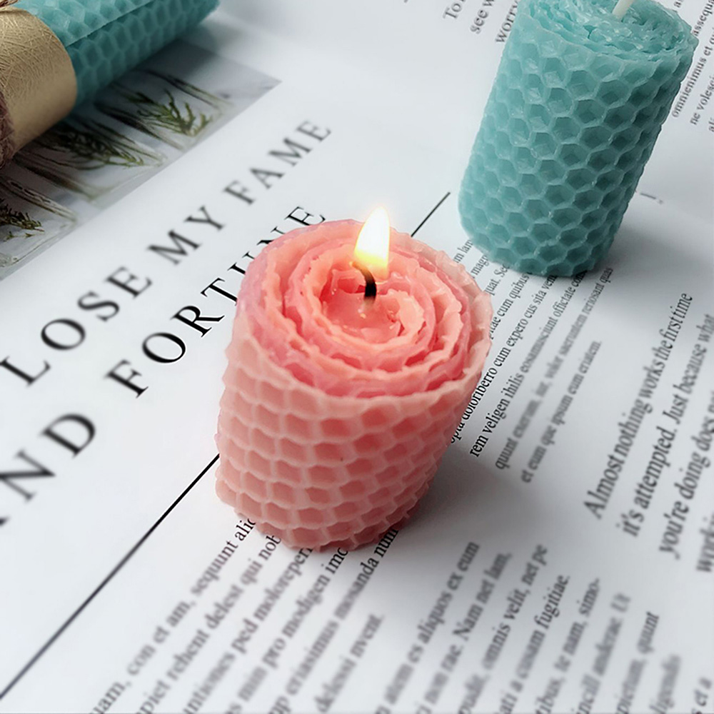 Beeswax Candle Mold Silicone Rolling Wax Sheet Wick Arts