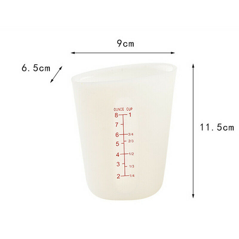 250/500ML Silicone Measuring Cup Kitchen Measuring Tools Home Baking Accessories 