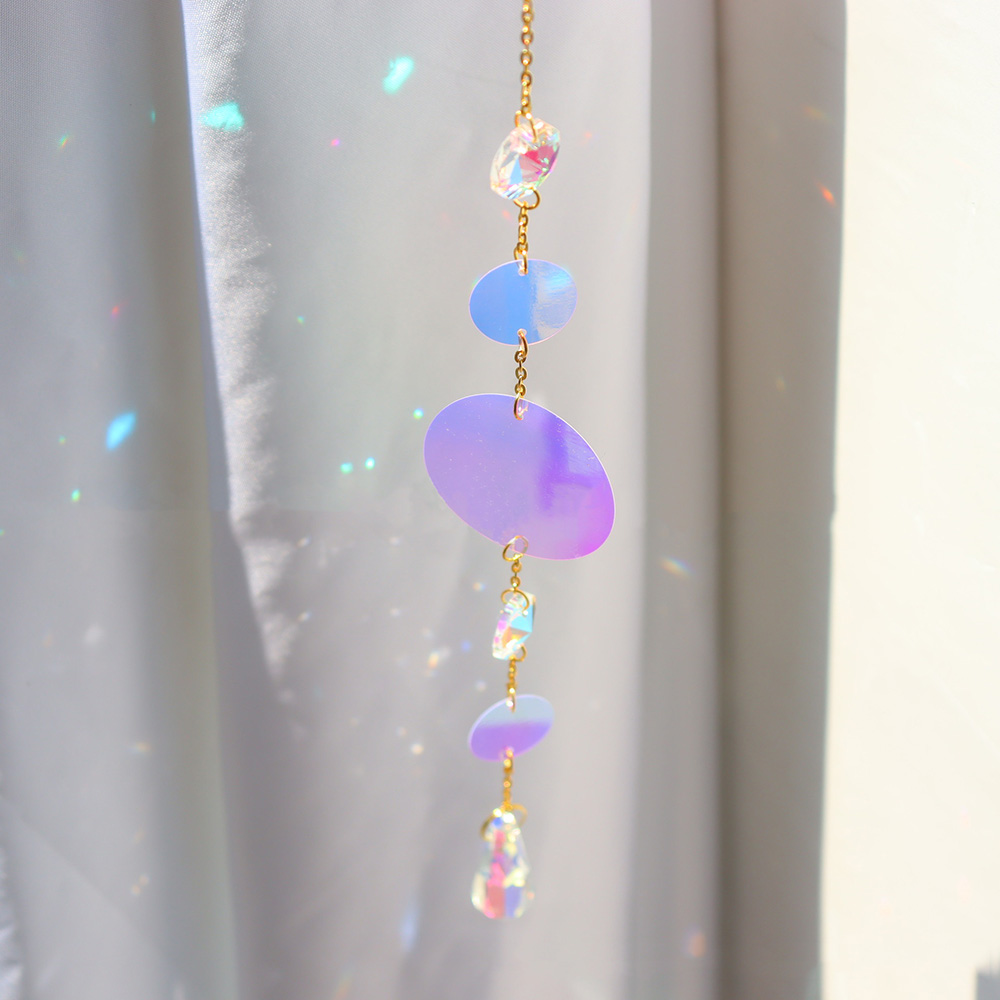 Passion” Unalome ~ Mini Suncatcher Made with Crystal prism beads – MargayB