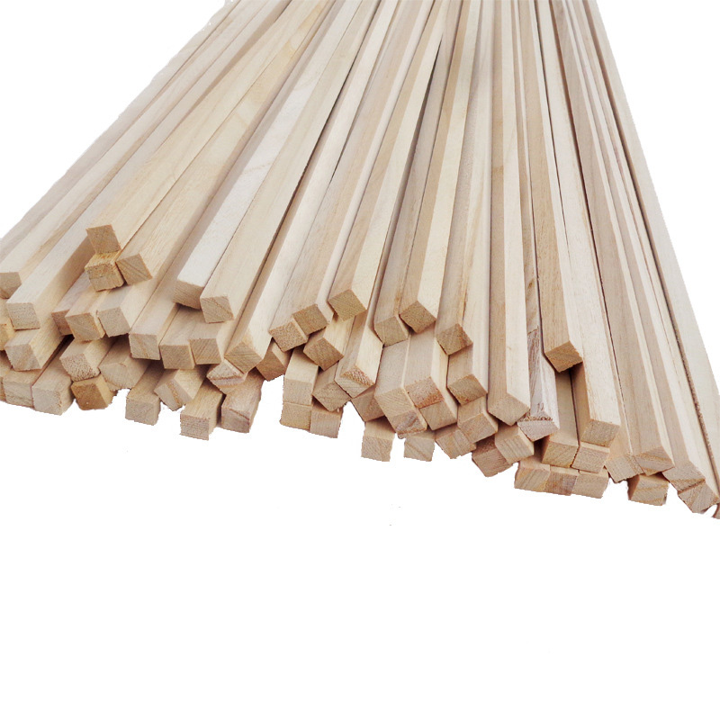 100/200/300/500mm Round Wooden Stick Wooden Craft Sticks Bulk Wood