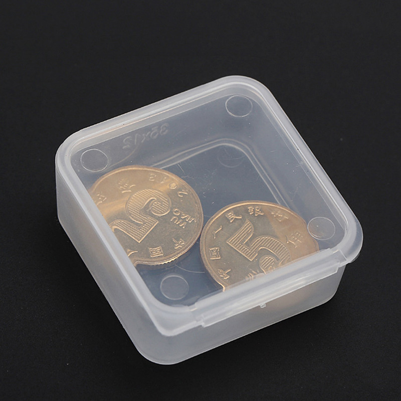 Mini Plastic Storage Boxes Clear Jewelry Beads Case Screw Coins