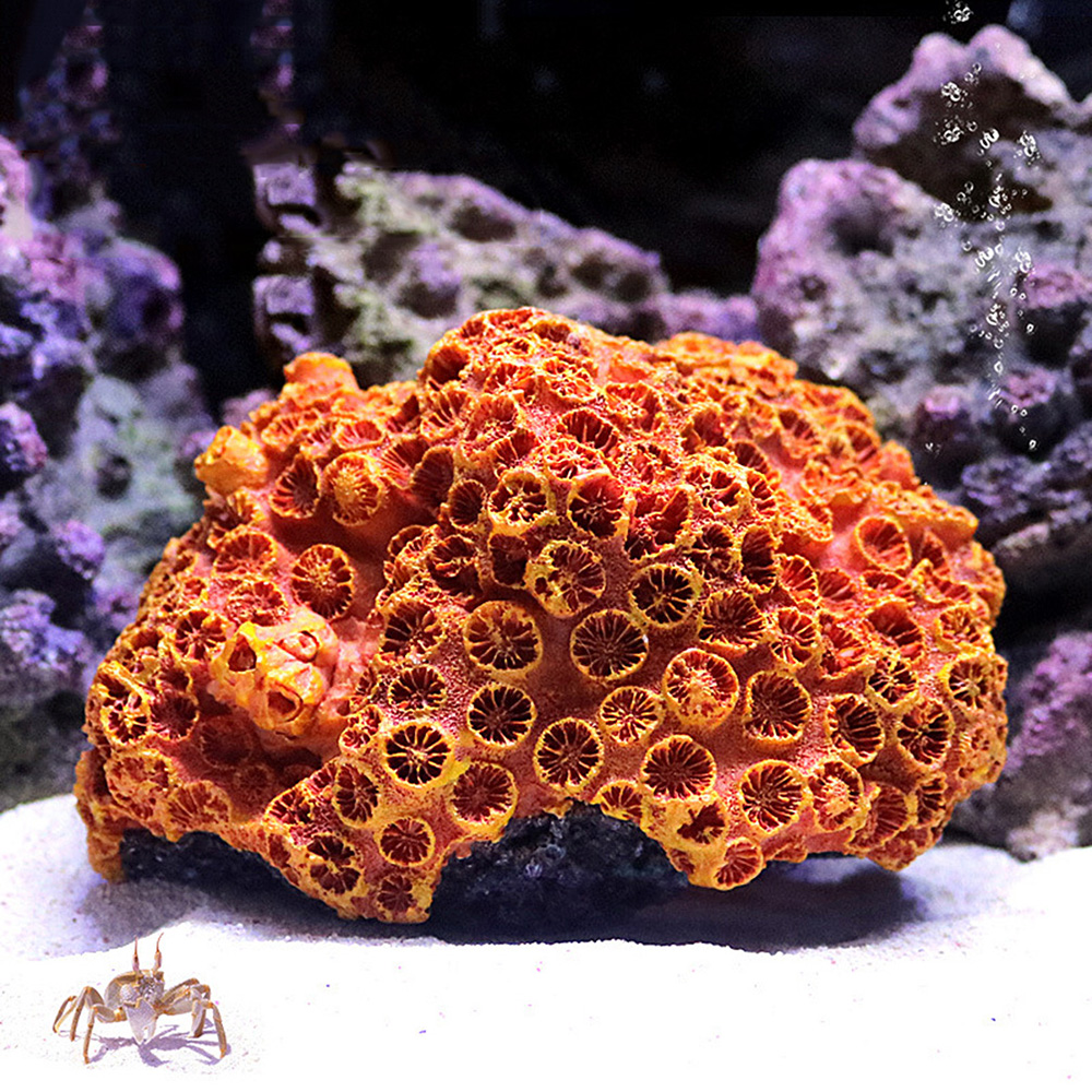 Artificial Resin Coral Reef Aquarium Ornament Landscaping Fish Tank Decor  Home