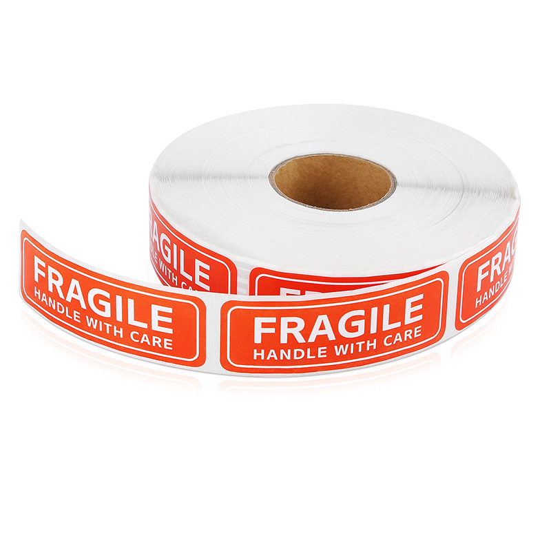 FRAGILE HANDLE WITH CARE Stickers Adhesive Sticky Labels For packaging 