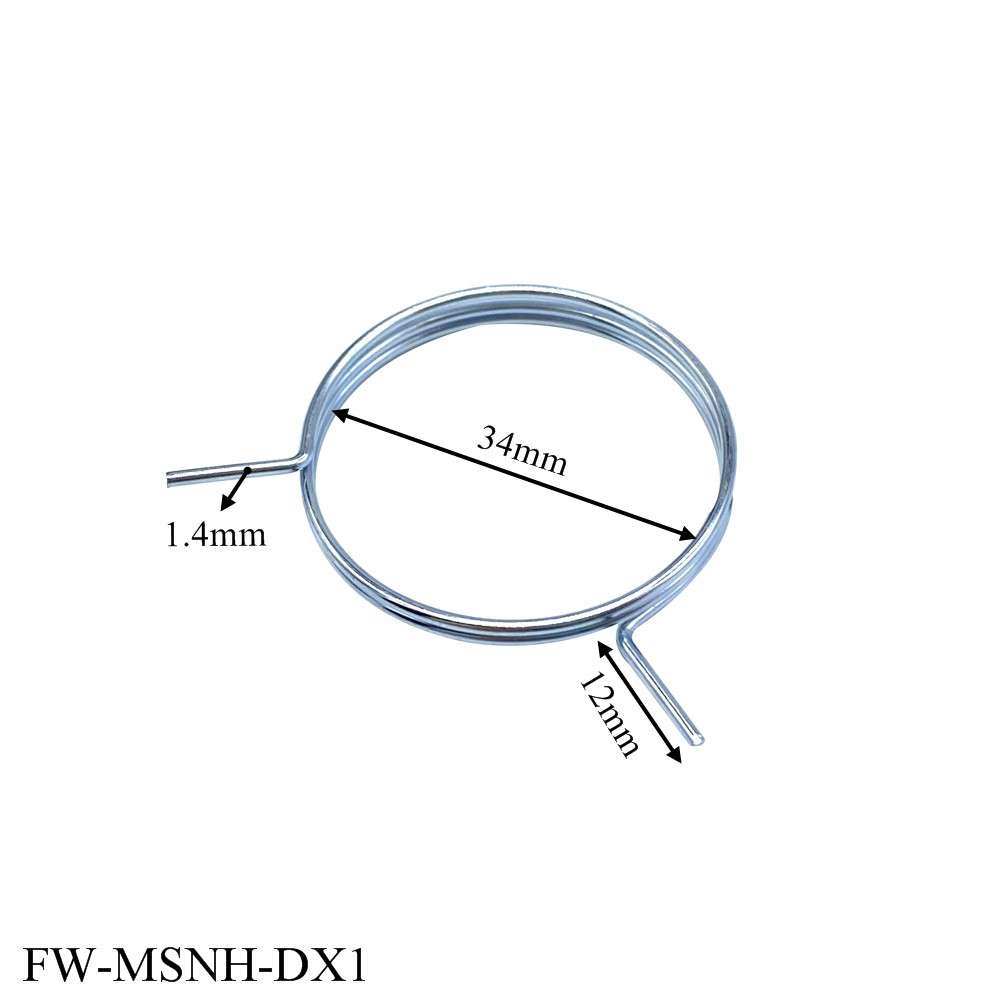 6PCS Door Lock Spring Handle Fixtures Lever Latch Coil Repair