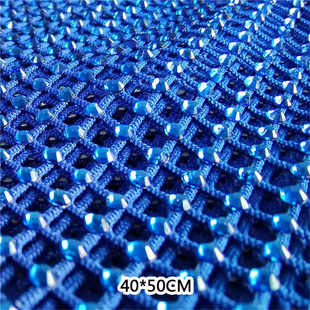 Rhinestone Mesh Fabric for Clothes and Bags 