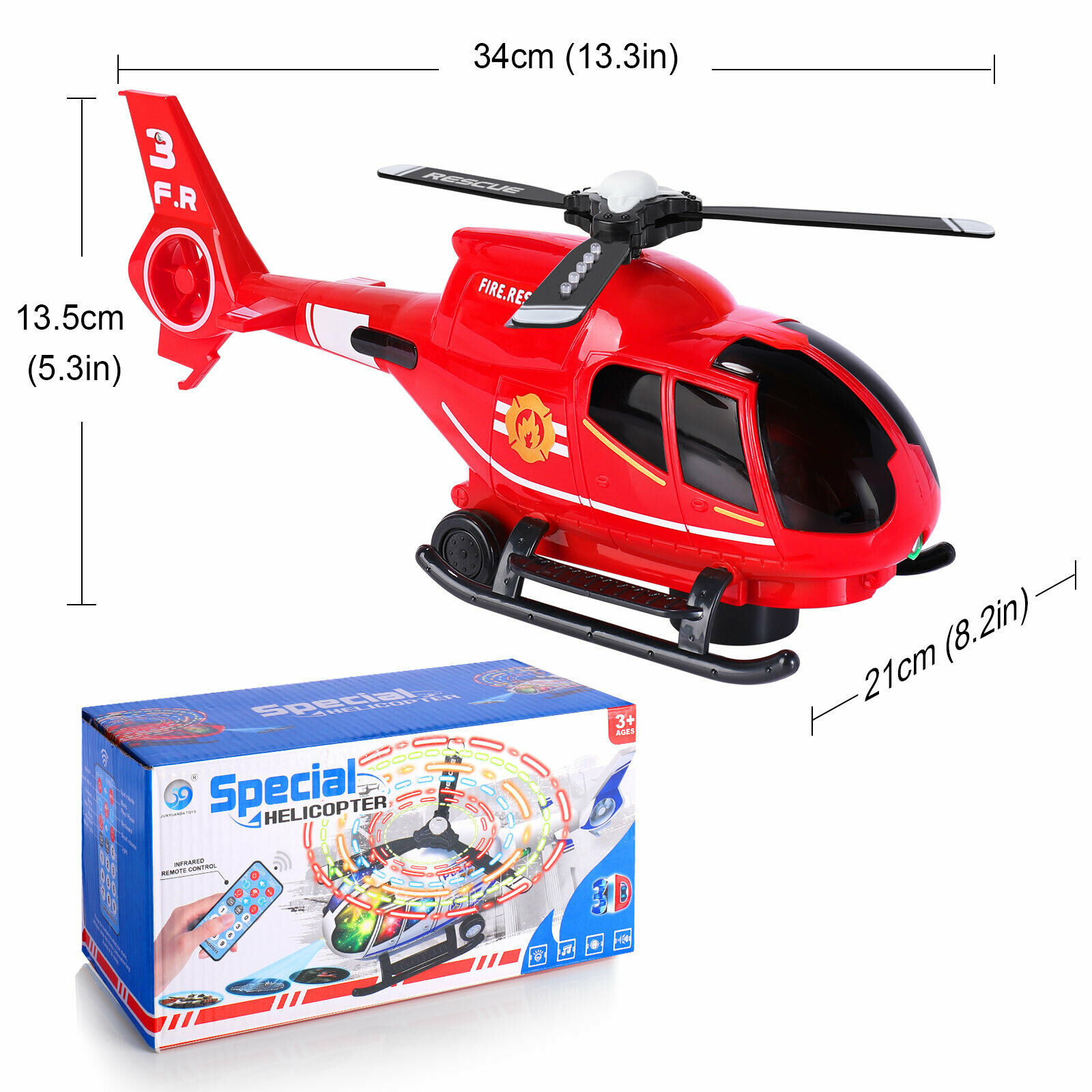 Battery Operated Helicopter Bump And Go Helicopter Plane With Lights And Sound 