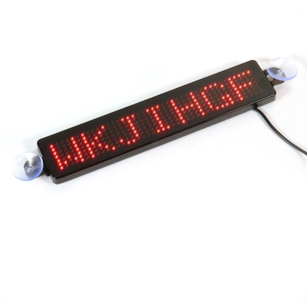 thumbnail 13  - 12V Car LED Programmable Showcase Message Sign Scrolling Display Lighting Board