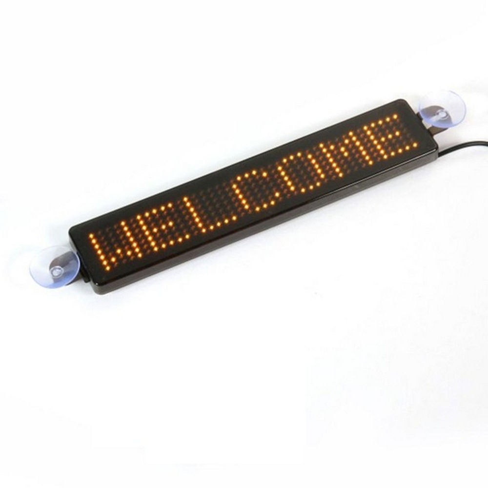 thumbnail 14  - 12V Car LED Programmable Showcase Message Sign Scrolling Display Lighting Board