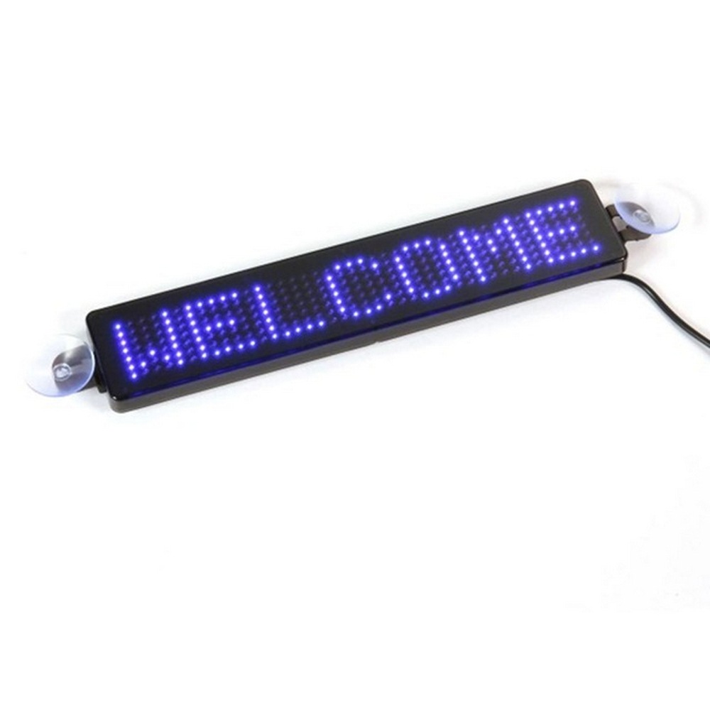 thumbnail 15  - 12V Car LED Programmable Showcase Message Sign Scrolling Display Lighting Board