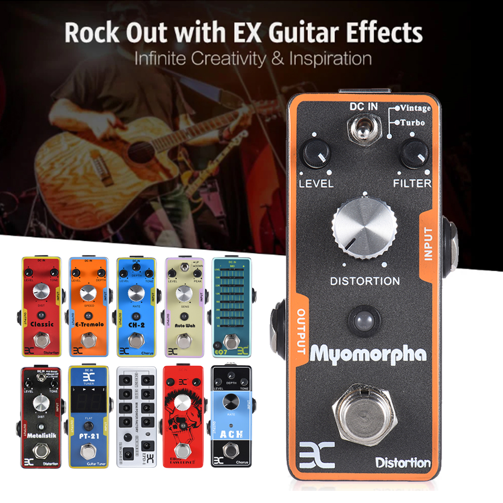 Electric Guitar Effects Pedal
 - Ex Gear Max Metal Distortion Electric Guitar Effects Pedal Distortion Overdrive