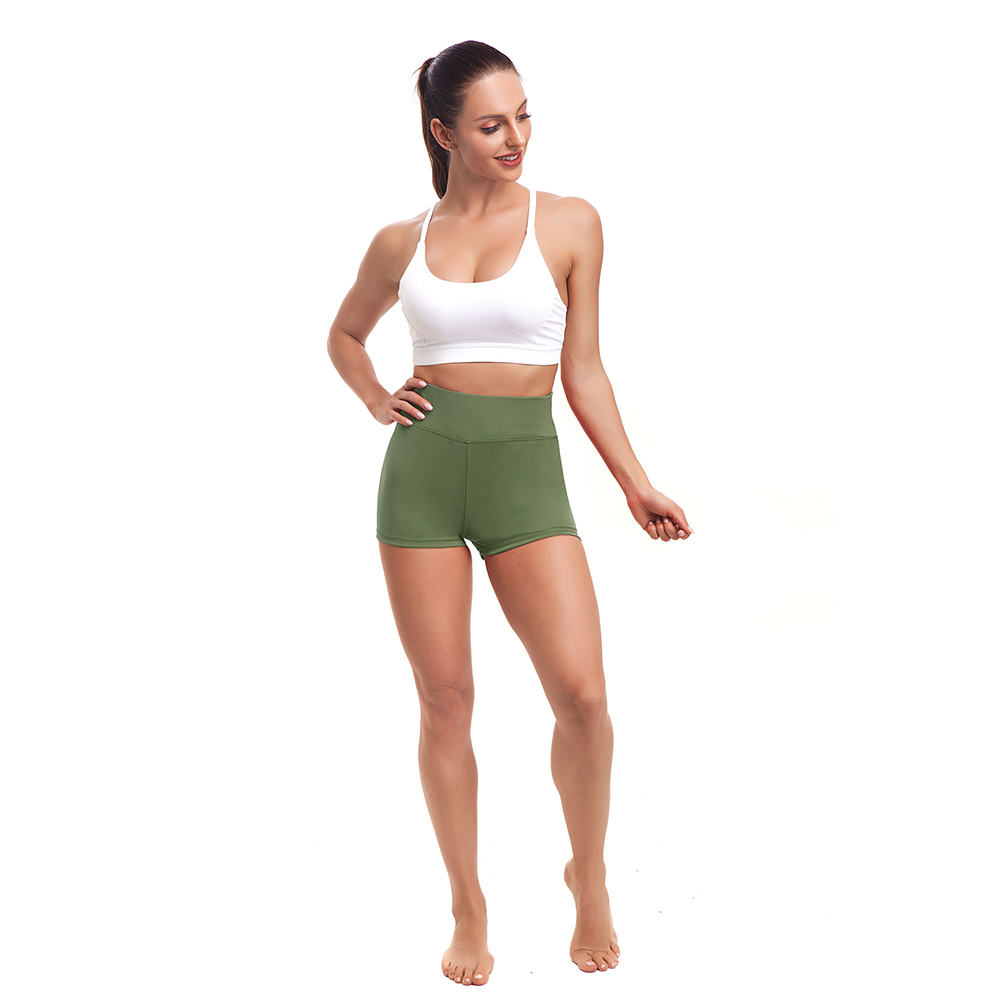 Us Women S High Waist Yoga Shorts Booty Mini Hot Pants Casual Gym Workout Shorts Ebay