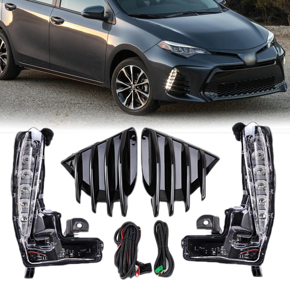 for 2017 2018 2019 Toyota Corolla SE XSE DRL Daytime Running Light Fog
