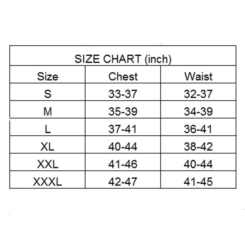motocross chest protector size chart