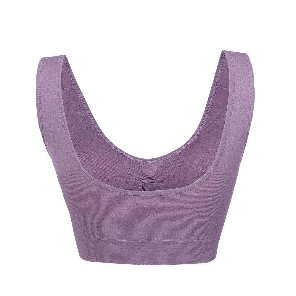 Womans Lavender Light Purple Yoga Fitness Workout Sports Bras
