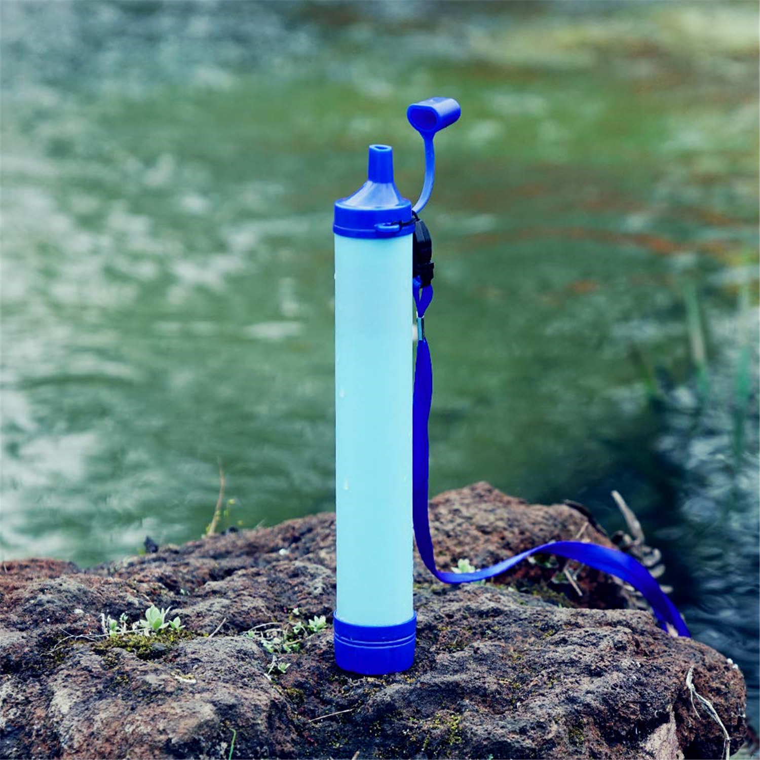 Portable Survival Water Filter Straw Purifier Filtration Emergency