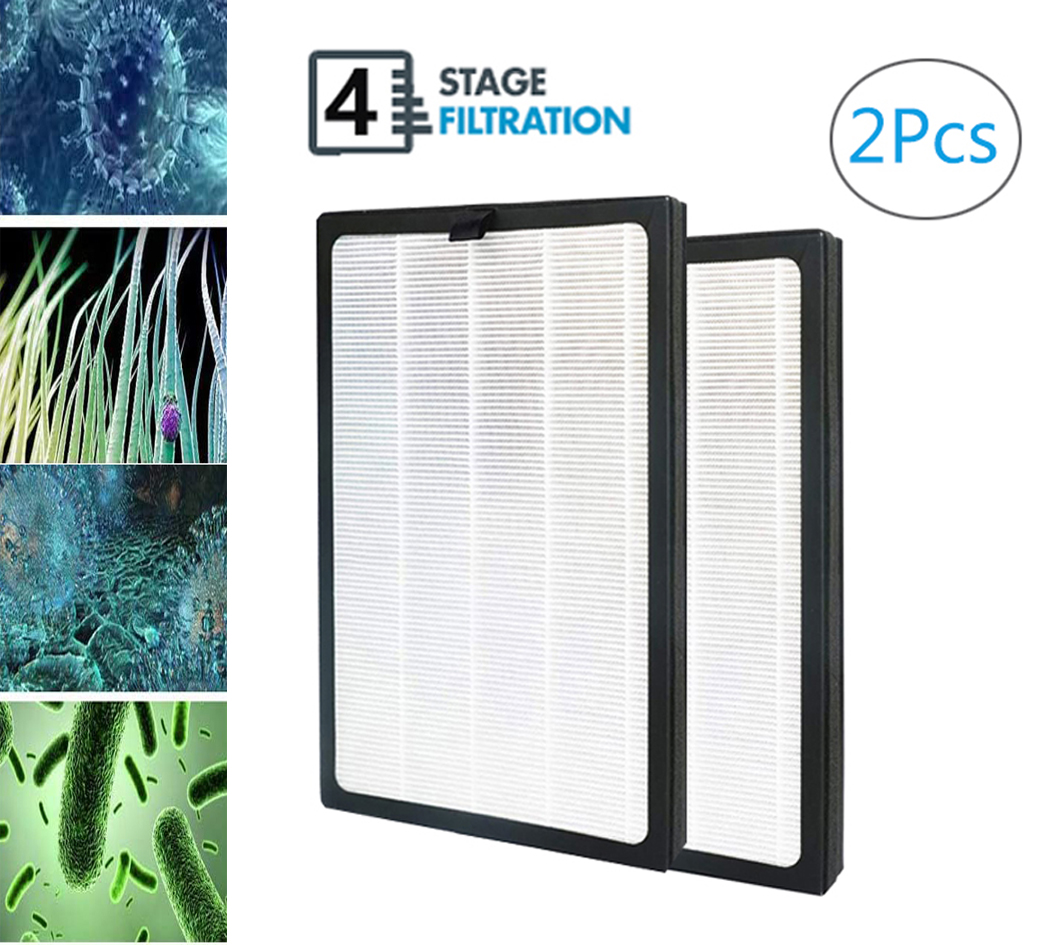 6 Pack Replacement Filter for SimPure HP8 Air Purifier 4 Stage Filtration HEPA