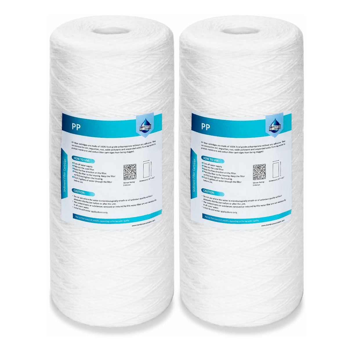 string wound sediment water filter