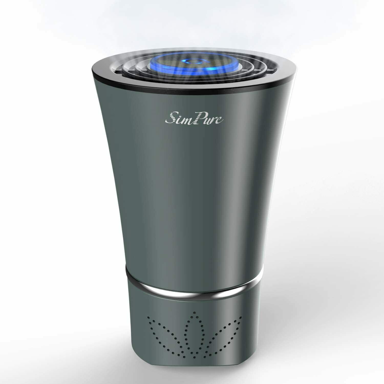 Desktop Air Purifier Carbon Filter Portable USB Charging Quiet Air Cleaner Car