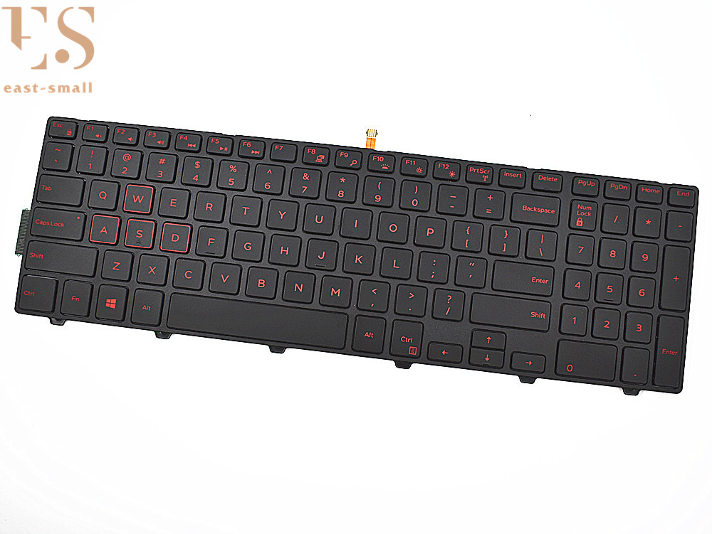 New keyboard for DELL Inspiron 15-5749 5576 5577 US Black backlit Free shipping