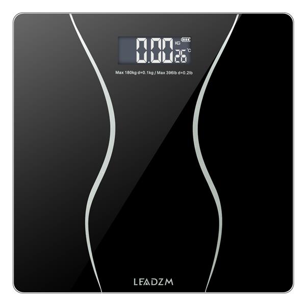 180KG DIGITAL ELECTRONIC GLASS LCD WEIGHING BODY SCALES BATHROOM LOSE FAT NEW 