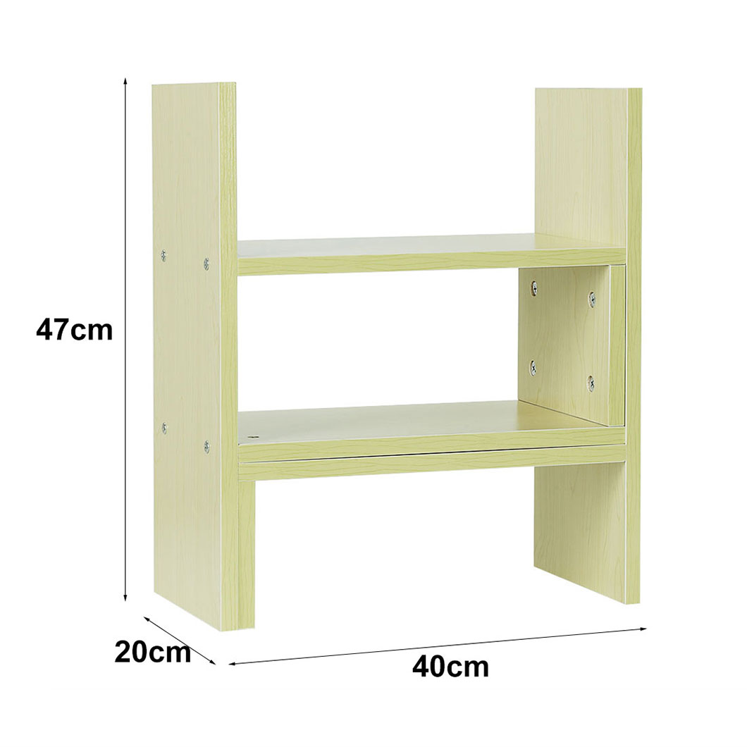 Wood Desktop Bookshelf Bookcase Organizer Rack Unit Storage Box Desk Wood Desktop Bookshelf Bookcase Organizer Rack Unit Storage Box Desk Top Shelves