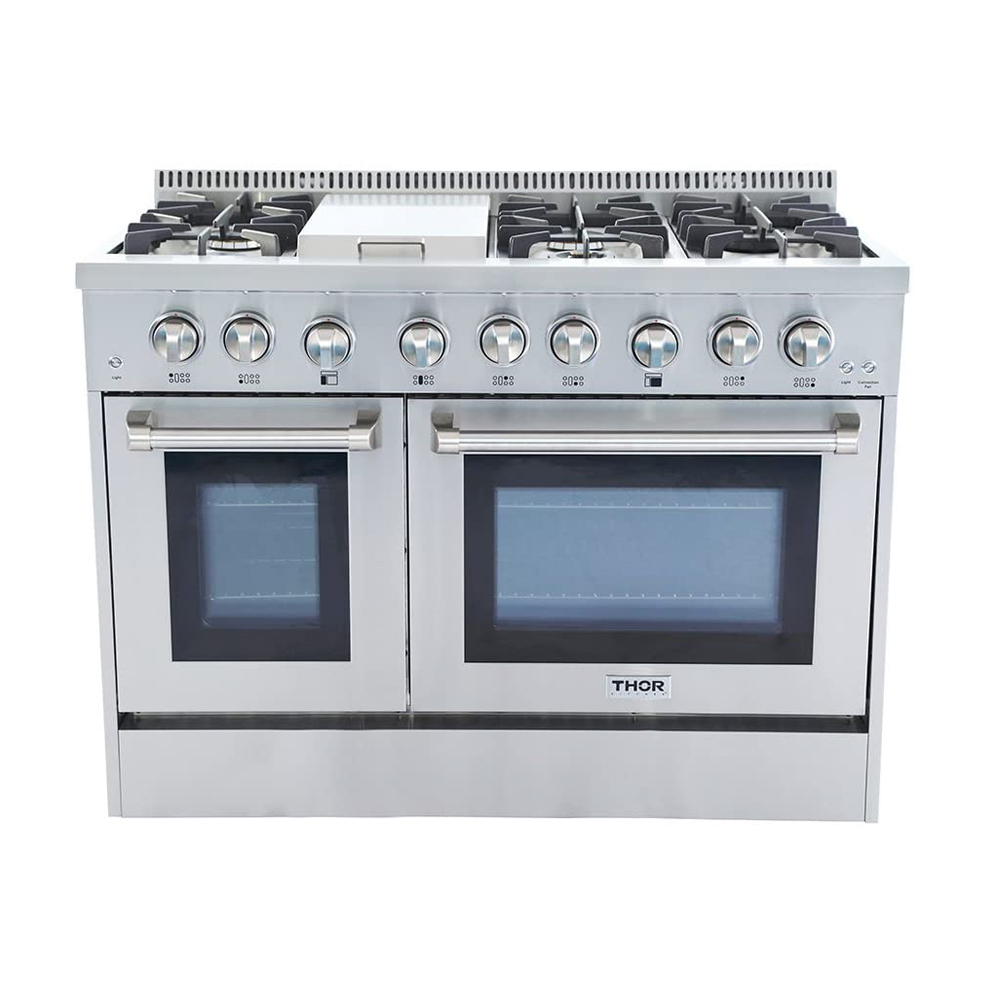 Thor 48" Dual Fuel Range FreeStanding 6 Burners Cooker Electric Oven