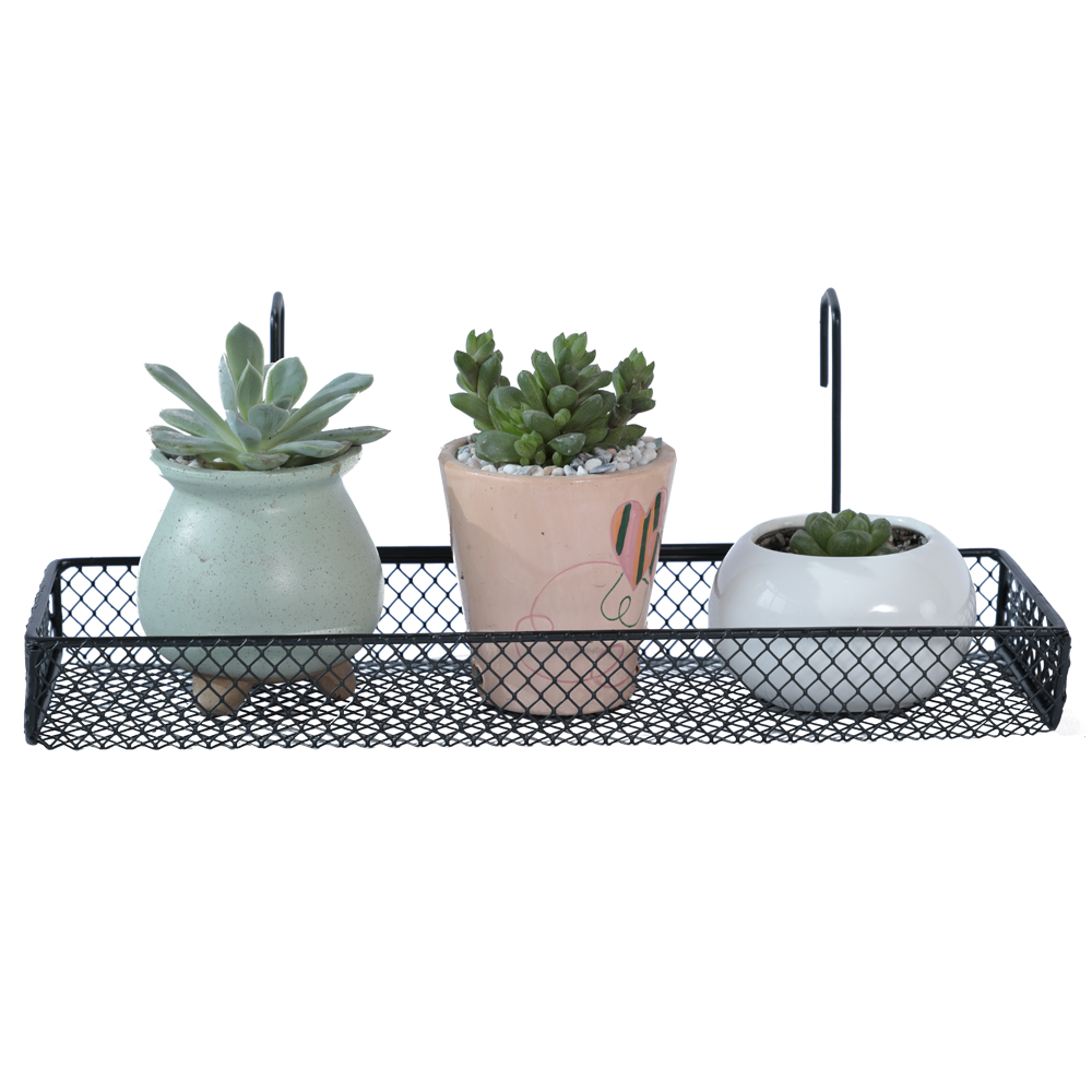 2 Pack Space Saving Under Shelf Hanging Basket Wire Rack Organizer Storage Black 5732479120266