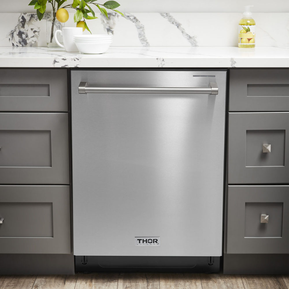 Portable 24'' Thor kitchen Dishwasher Semi-built In Stainless Steel