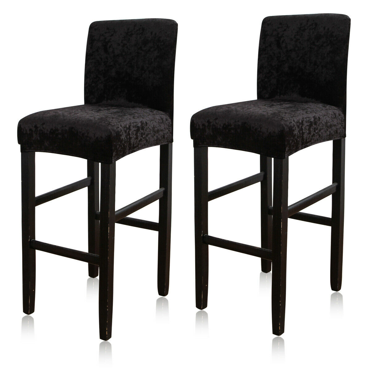 Details about   Elastic Velvet Bar Chair Cover High Stool Seat Protector Slipcover  for Banquet 
