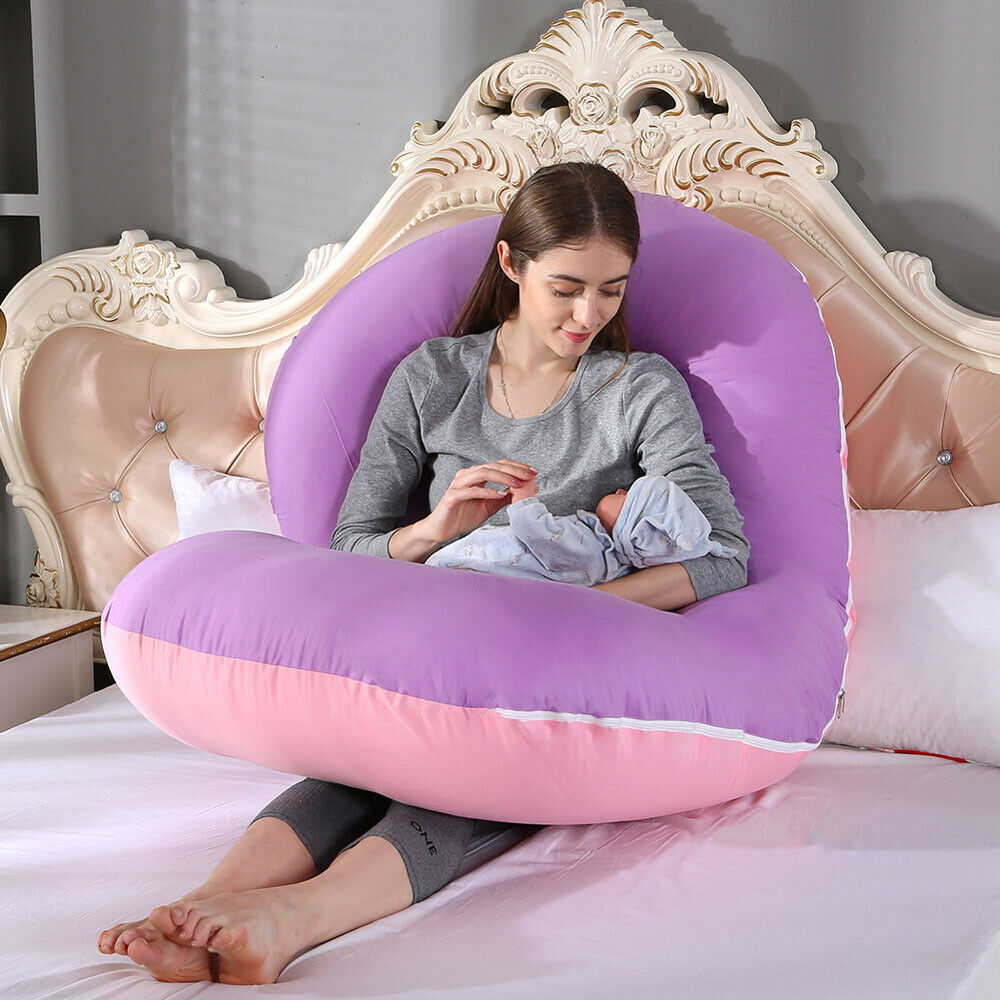 c shaped pregnancy pillow