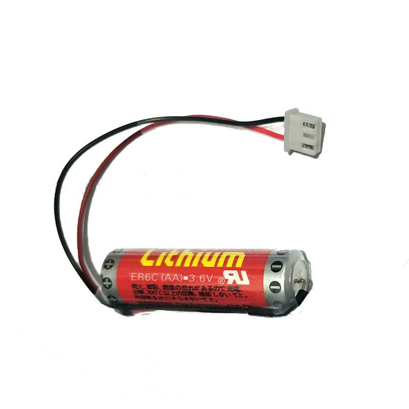 Plug 10pcs MAXELL ER6C AA 3.6V 1800mAh PLC Battery for Mitsubishi FX F2-40BL