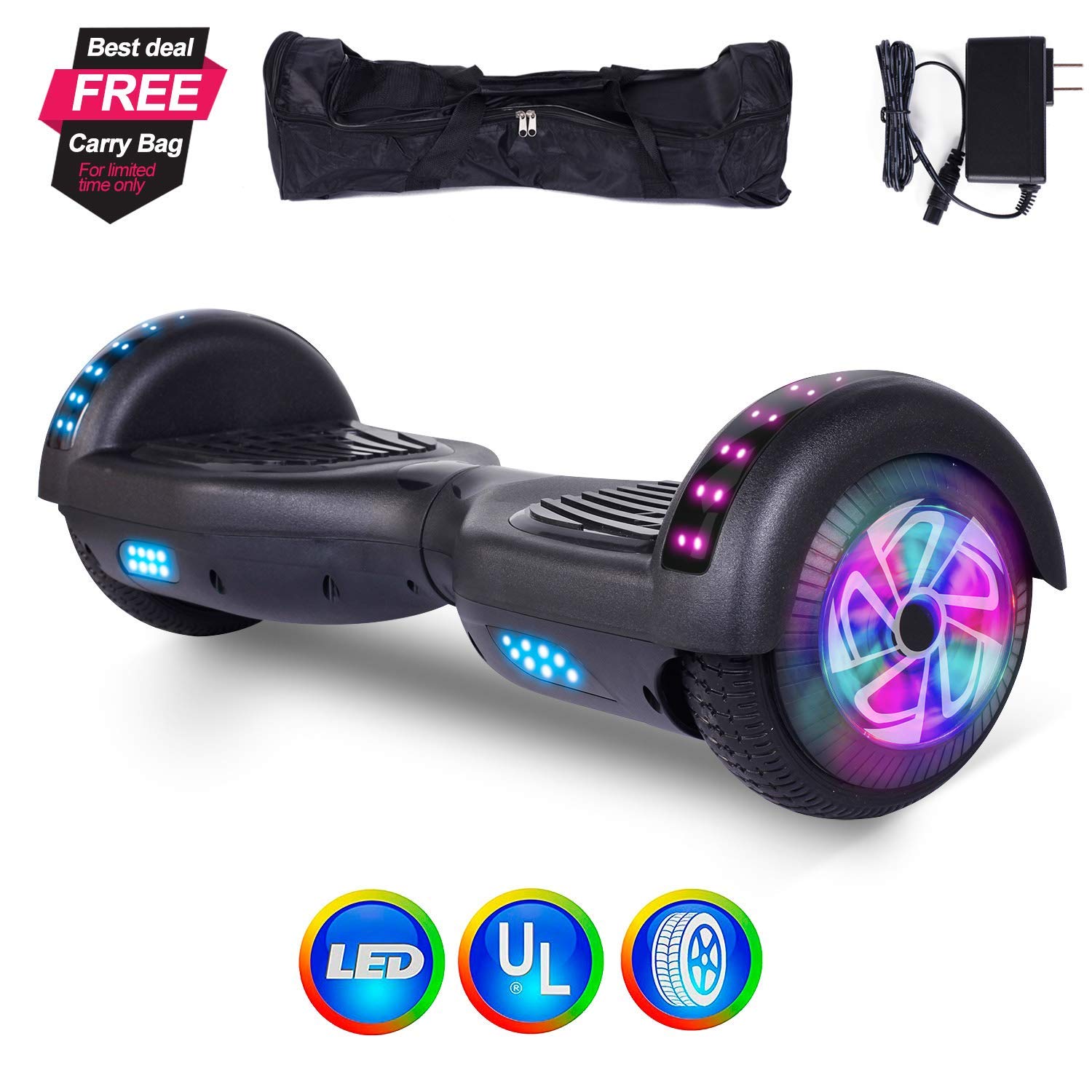 6 5 2 Wheel Electric Scooter Hoverboard Self Balancing Dual 6 5 2 Wheels Electric Scooter Hoverboard Self Balancing Dual Motor Led