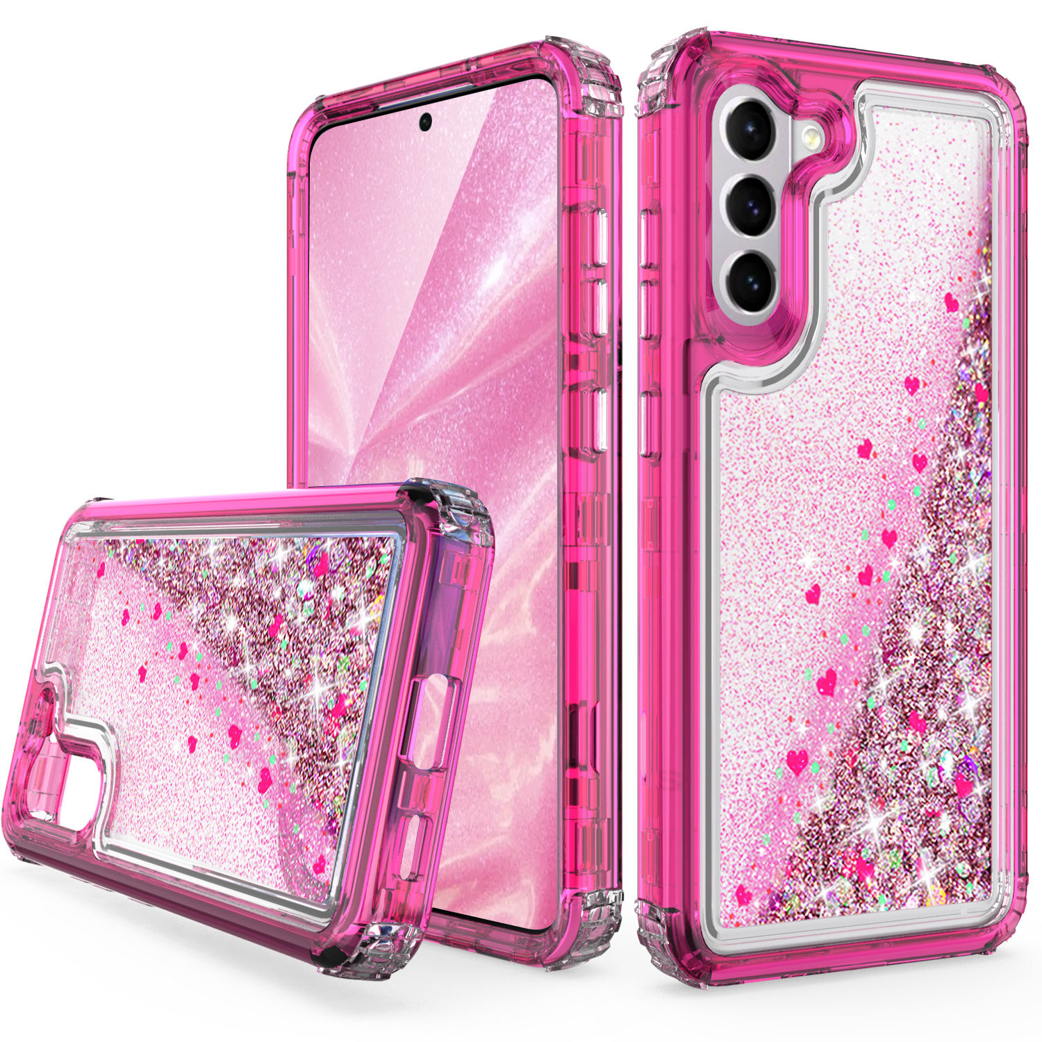 Feasibility beruset Mig selv For Samsung Galaxy S21 FE 5G Clear Phone Case Glitter Sparkle Liquid Bling  Cover | eBay