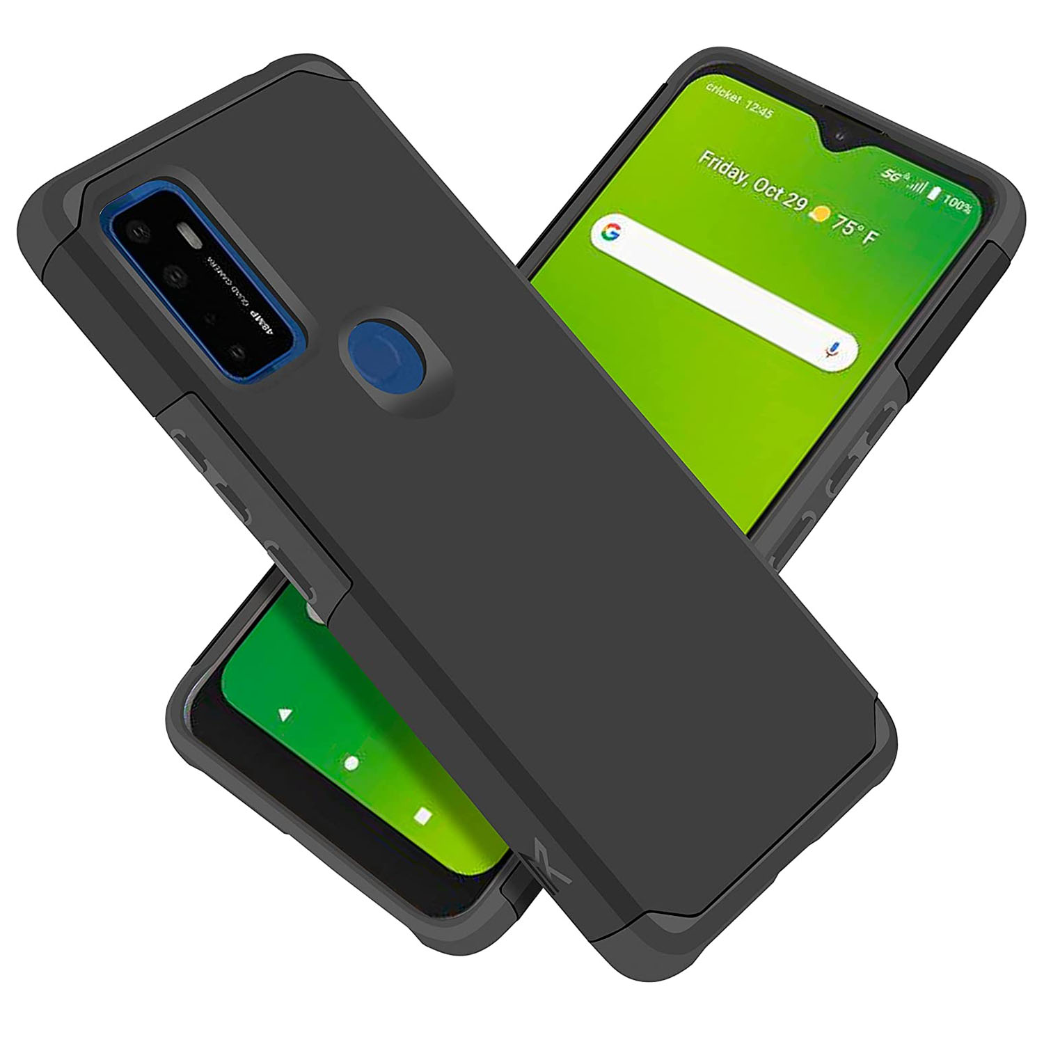 For Cricket Dream 5G/At&t Radiant Max 5G Shockproof Hybrid Case