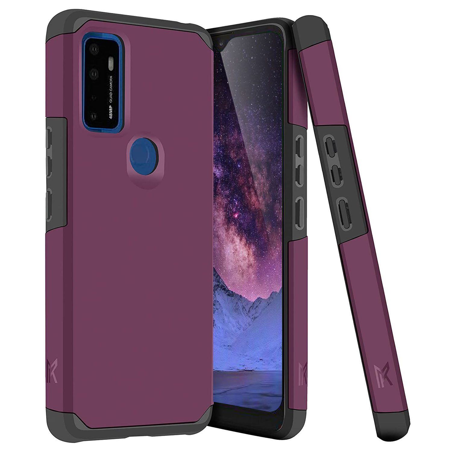 For Cricket Dream 5G/At&t Radiant Max 5G Shockproof Hybrid Case