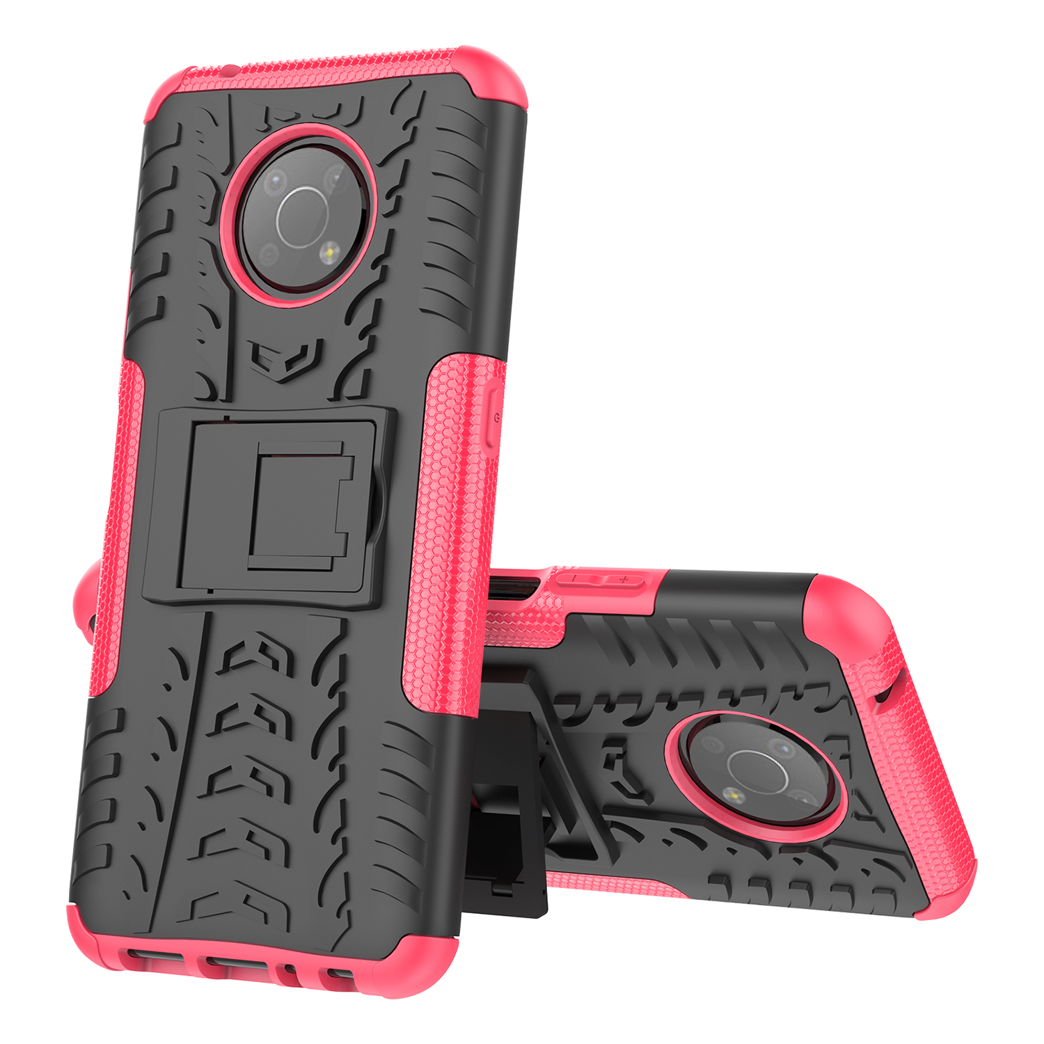 For Nokia G300 5G Phone Case Rugged Heavy-Duty Armor Kickstand Hard Back Cover - Picture 10 of 23