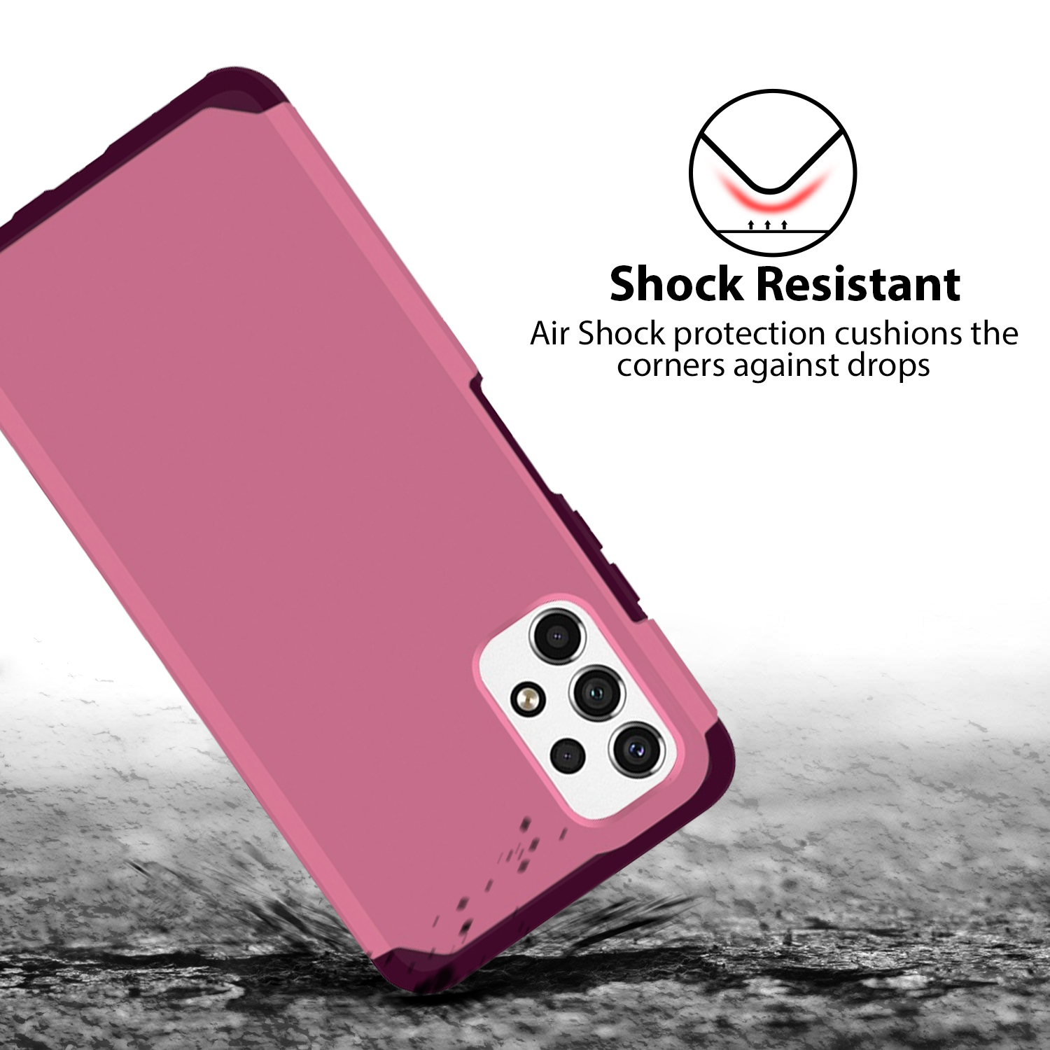 For Samsung Galaxy A23 5G Phone Case Mount Friendly Rubber Cover ...